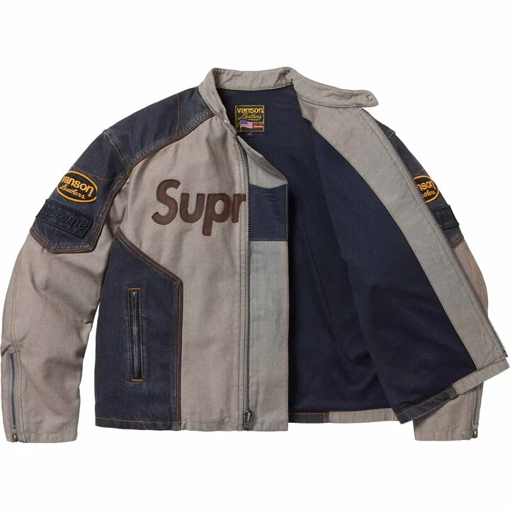 ジャケット・アウター Supreme x Vanson Leathers Cordura Jacket s-l1200.jpg