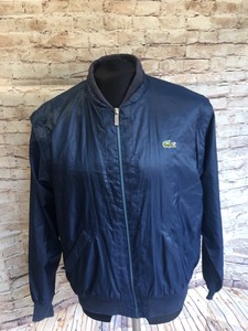 lacoste blue bomber jacket