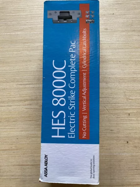 New HES 8000C-12/24D-630 Door Electric Strike | complete pac