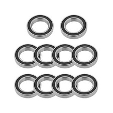 10pcs/set 6802RS Rubber Sealed Deep Groove Ball Bearings 15mm 24mm 5mm