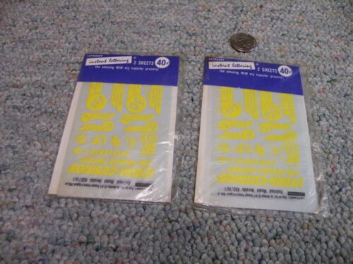 Letraset decals HO Dry transfer K52/14/1 Hydra-Cushion DF heralds 2 packs   F162 - Picture 1 of 1