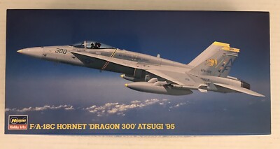 Hasegawa 1/72 F/A-18C Hornet Dragon 300 Atsugi  95 Plastic Model Kit 51651 NIOB