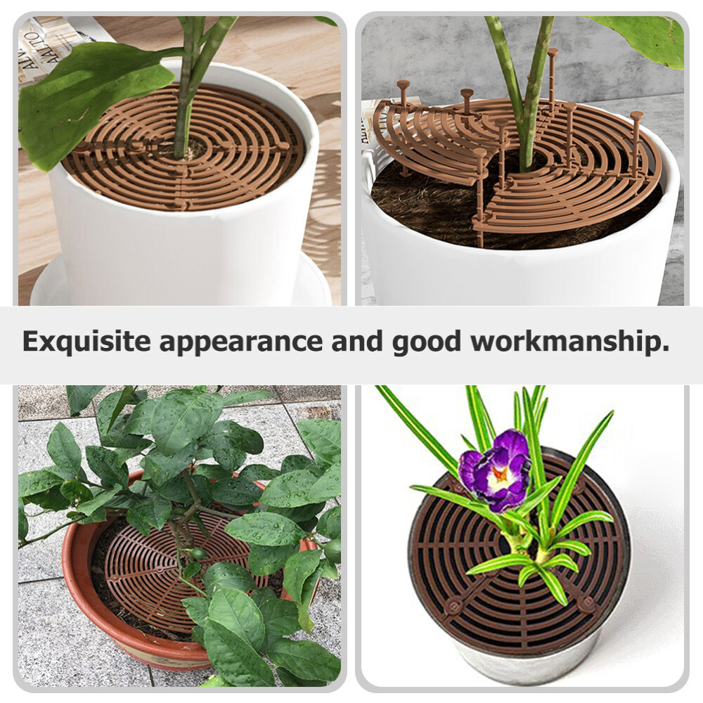 12 Pcs Plastic Flower Pot Cover Child Soil Protector for Plant eBay