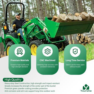 Compact Bolt-On Grab Hook Set – Tractor Bucket Hooks – 1/4" Plate – D-Ring 1/2" – 4700lb Capacity
