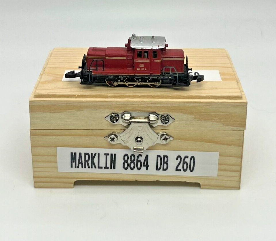 Z Scale Marklin 8864 DB 260 Locomotive Custom Wood Case | eBay