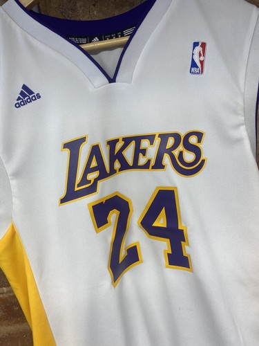 Adidas NBA Lakers Bryant 24 BasketBall Jersey Vest Size S Small Kobe - Picture 2 of 6