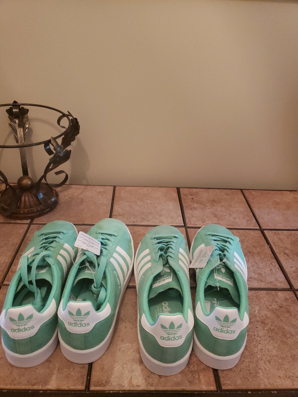 adidas campus green glow