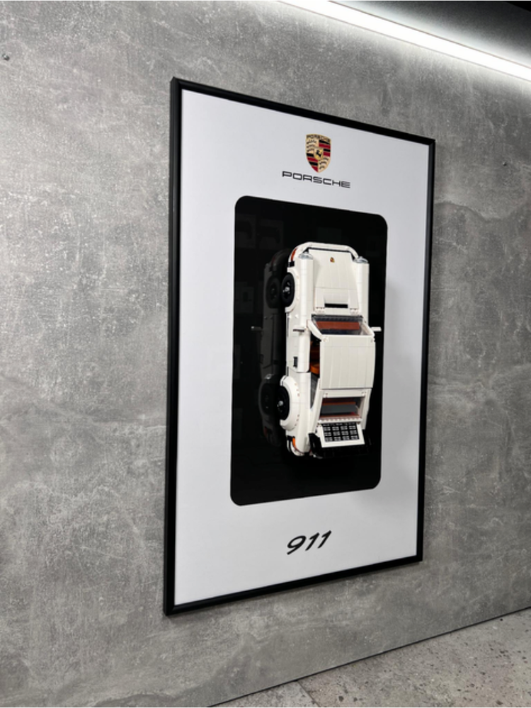 LEGO Art Wall Holder Frame 80x50 cm. LEGO Technic Expert Porsche 911 10295