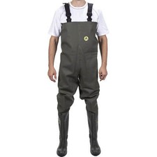 Image of Amblers Safety Tyne Chest Safety Wader Green Size 6.5