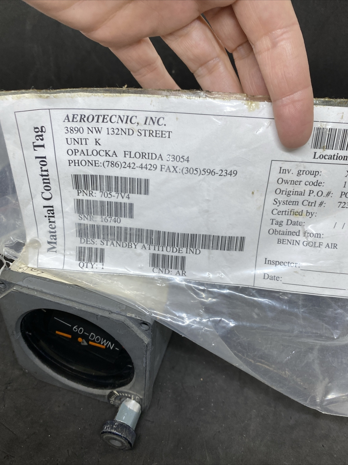 SFENA Horizon Gyro 705-7V4