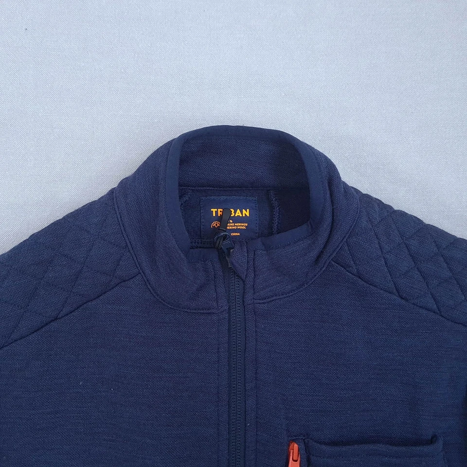 Triban Decathlon Mens Merino Wool Blend Cycling Jacket Size S Winter Thermal - Image 2 of 4