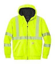 Carhartt Men's ANSI 107 Class 3 Lined Full Zip Sweatshirt NWT