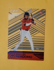 2021 Chronicles Clear Vision Blue /50 Geraldo Perdomo #20 SSP Rookie RC 