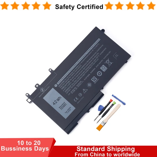 3DDDG Battery For Dell Latitude 5280 E5280 E5480 E5490 E5580 Precision 3520 3530