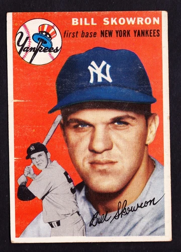 1954 TOPPS #239 BILL SKOWRON YANKEES ROOKIE