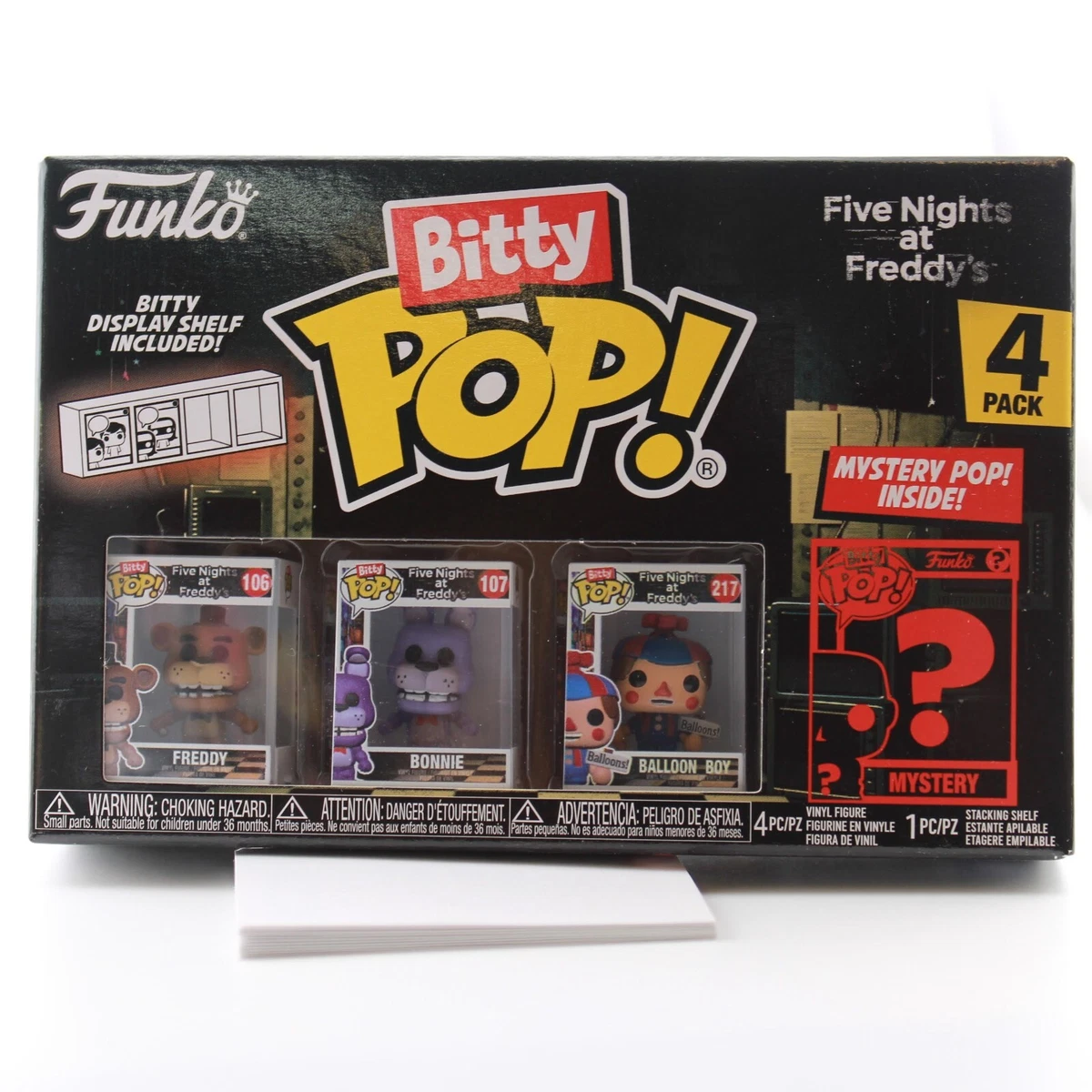 Funko Bitty Pop FNAF Five Nights at Freddy's Freddy / Bonnie 4 Pack Mini  Figure