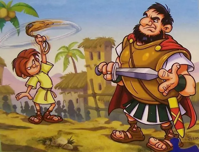 Jigsaw puzzle Biblical David and Goliath 100 piece NEW made in the USA