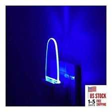 Night Light Lamp with Dusk to Dawn Sensor, Plug in Led Night Light 4 Pack Blue