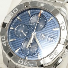 TAG Heuer Aquaracer Chronograph Calibre 16 CAY2112-0 Men Automatic Blue Dial 6