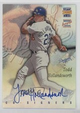 1997 Topps Stadium Club Co-Signers Todd Hollandsworth Jason Kendall Auto 15r3