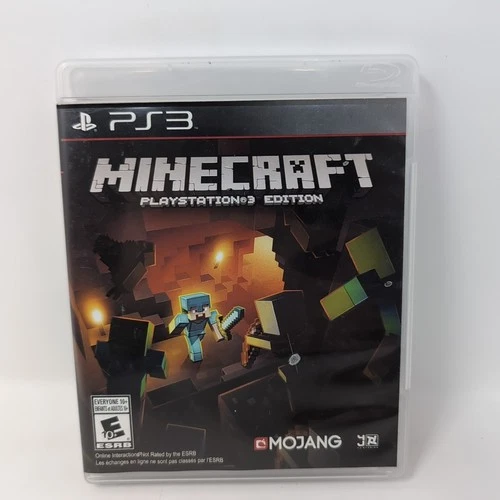 Minecraft PlayStation Edition (PS3 Sony PlayStation 3, 2014) CIB W/ Insert