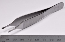 Jarit #130-260 Brown-Adson Forceps 4⅞" Surgical 9x9 Teeth Germany Stainless