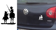 Quixote And Sancho Right, Sticker Vinyl