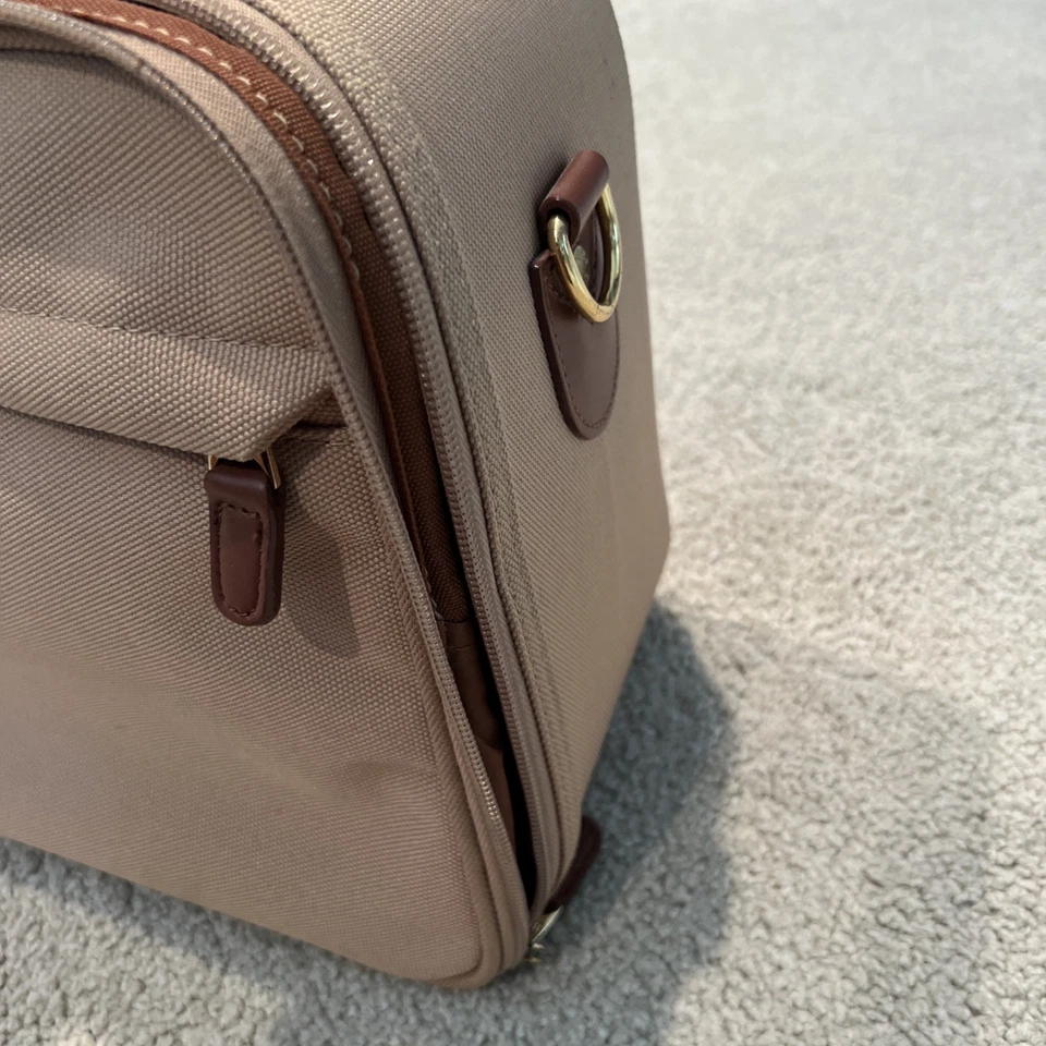 Bolso de mano pequeño Bric's Luggage bolso de cuero marrón y tostado cosmético Foto 4 de 4