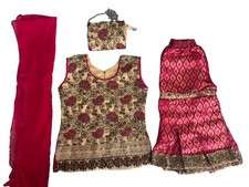 Pakistani Girl Kid Age 2 Gharara Kameez Shalwar Party Wear