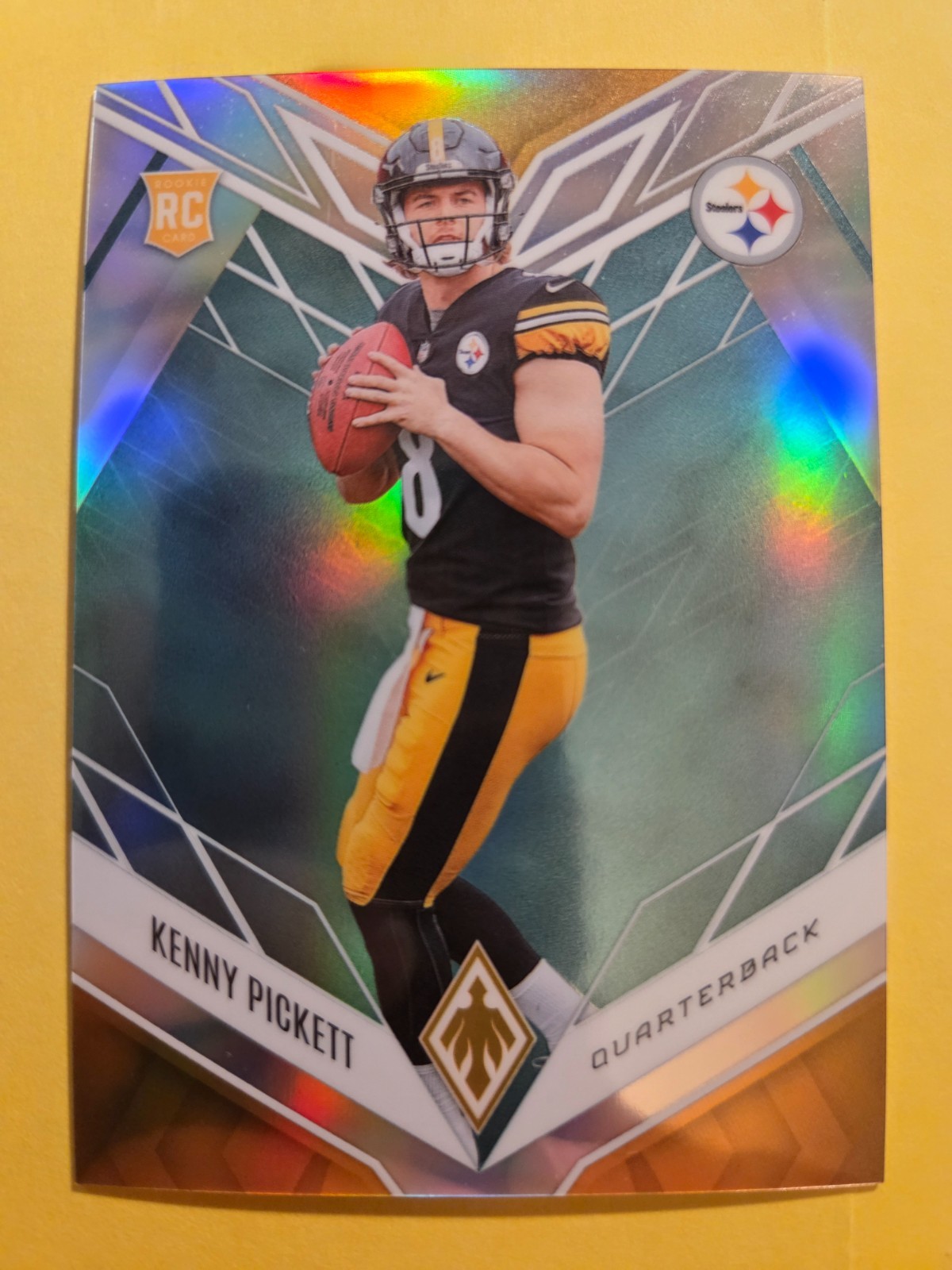 2022 Panini Phoenix Rookies Teal /150 Kenny Pickett #101 RC Pittsburgh Steelers