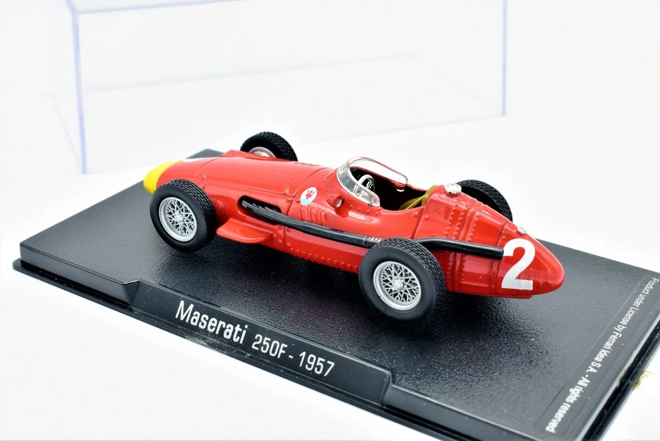 Modellino auto Formula 1 F1 scala 1:43 Maserati 250F modellismo da collezione - Immagine 4 di 4