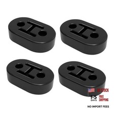 Exhaust Rubber Hanger, rubber muffler hangers. Rubber Insulator black-4PCS