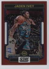 2022-23 Panini Chronicles Score Premium Red 56/149 Jaden Ivey #542 7n6
