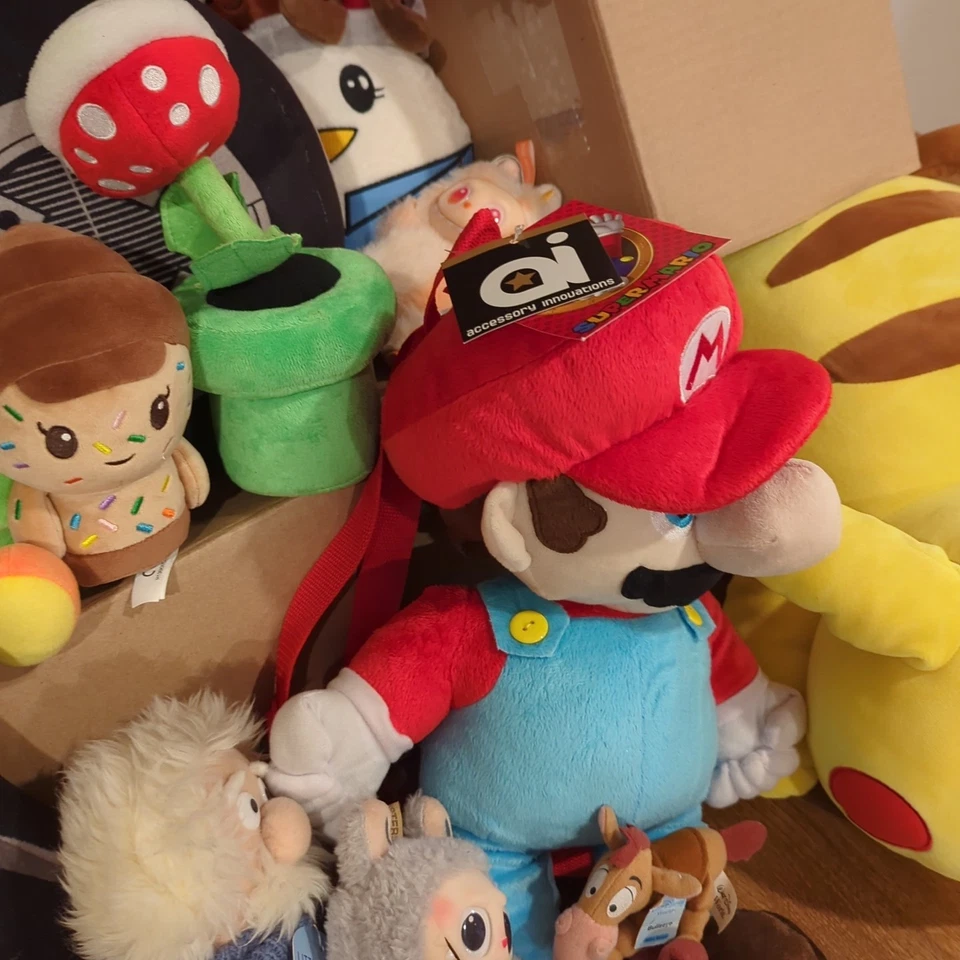 Lote Peluche Pokemon Disney Nintendo Mario Star Wars Y Más Foto 4 de 4
