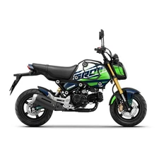 For Honda GROM 125 2021 2022 2023 Wrap Fairing Stickers Set Lightning Green