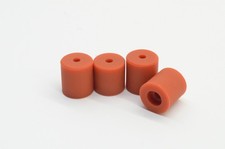 4x Silikon Nivellierpuffer f&uuml;r Ender 3 / Pro / V2 & CR-10 &ndash; 16mm Orange Bett Lev