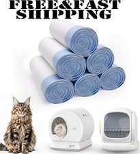 120 Count Self-Cleaning Cat Litter Box Liners Bag, Compatible with MeoWant-SC...