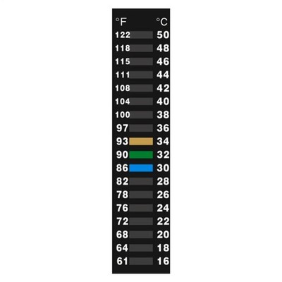 Temperature Strips LCD Environmental Sensor Sticker Temperature