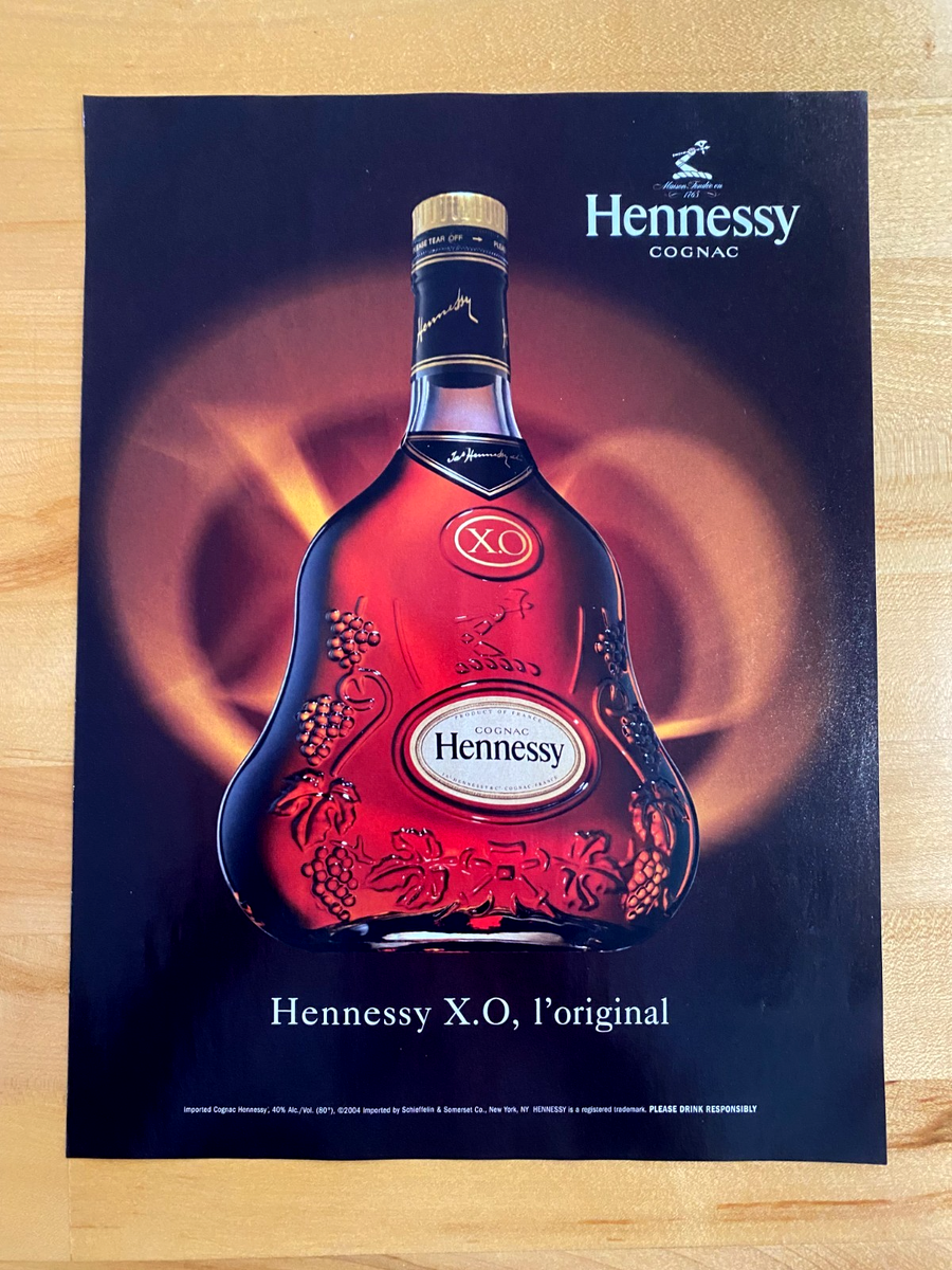 2004 Print Ad Hennessy Paradis Extra Rare Cognac X. O. L'original