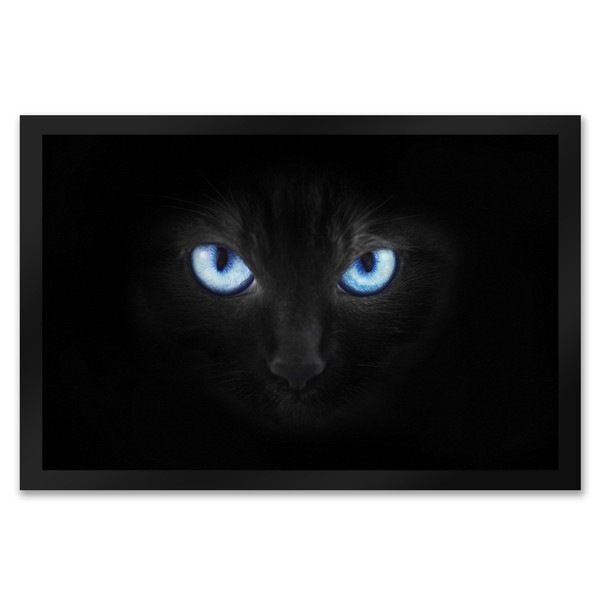 Katze Mit Blauen Augen FußMatte XXL FußMatte Fussmatte FußAbtreter TüRmatte-image