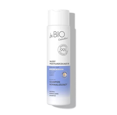 BeBIO Cosmetics natürliches normalisierendes Shampoo für fettiges / fettiges Haar 300ml