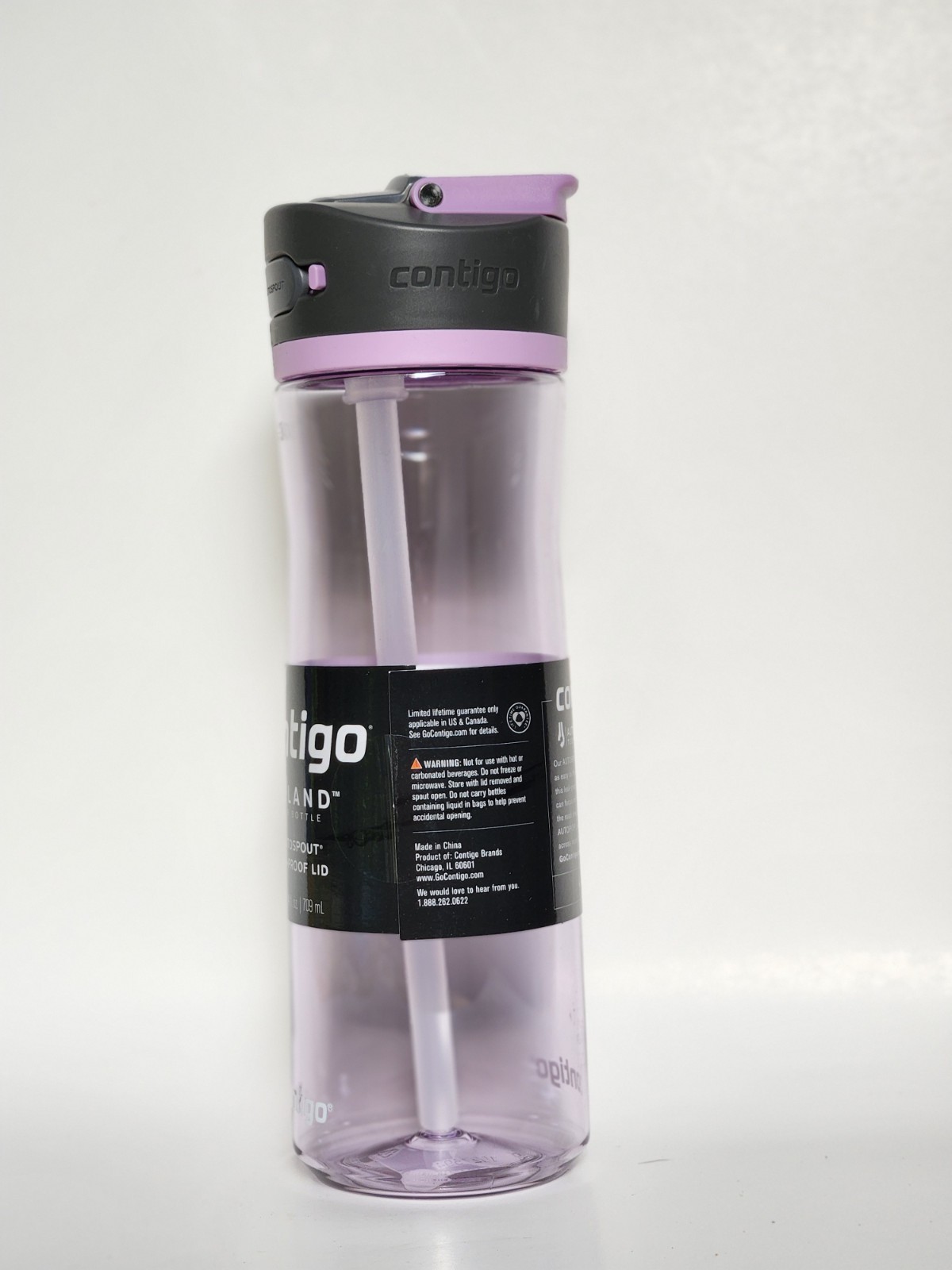 Contigo 24 oz. Ashland 2.0 Triton Water Bottle With AutoSpout, Leakproof Lid