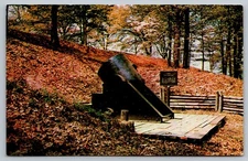 Vintage 'The Dictator' Civil War Mortar Postcard Petersburg Battlefield VA