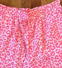 Leopard Print Wide Leg High Wasted Pants Thin and Breathable. New  Never Worn