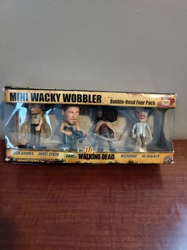 Funko Mini Wacky Wobbler The Walking Dead Bobble-Head, Four Pack