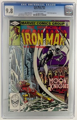Iron Man 161 CGC 9.8 Al Milgram & Edward Hannigan Cover - Moon Knight Appearance