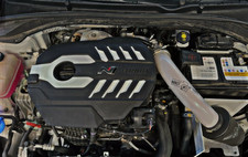 Hyundai i30n Facelift /Vfl Motorabdeckung Aufkleber kit auf Weiss