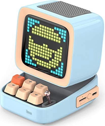 Ditoo Retro Pixel Art Bluetooth Speaker with Programmable RGB Led Screen,