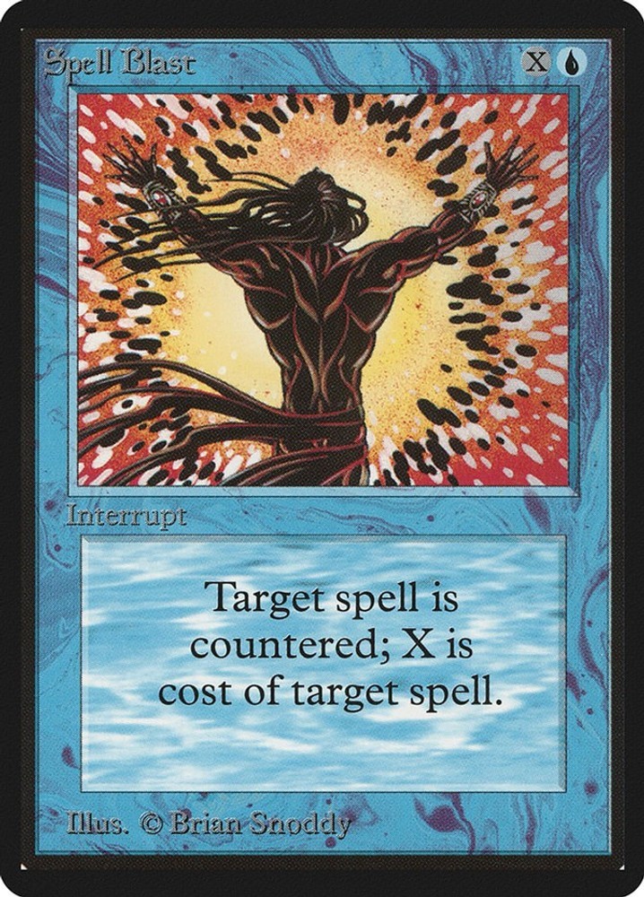Spell Blast - LP MTG Beta Edition