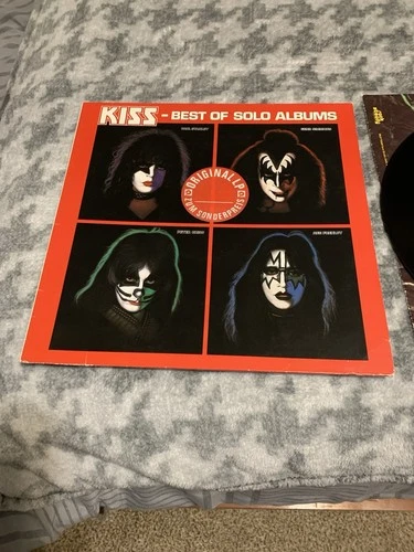 KISS Best of Solo Albums LP Vinyl 1978 West German Phonogram GEMA Ace Catman Exc